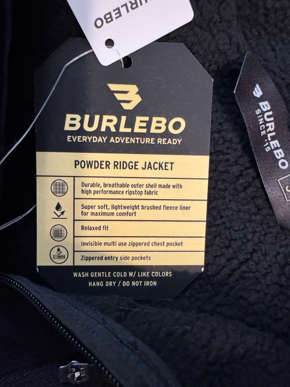 BURLEBO Men’s Powder Ridge Jacket Small - Picture 5 of 6